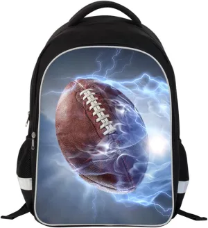 Luminous 3D Print School Backpack Large Capacity Lightweight Students Bookbag for Kids