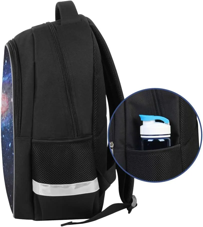 Luminous 3D Print School Backpack Large Capacity Lightweight Students Bookbag for Kids