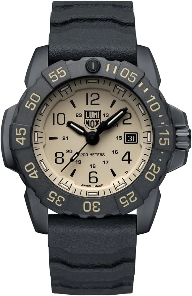 Luminox - Navy Seal - Mens Watch 44mm - Military Dive Watch - Date Function - 200m Water Resistant - Mens Watches - Made in Switzerland