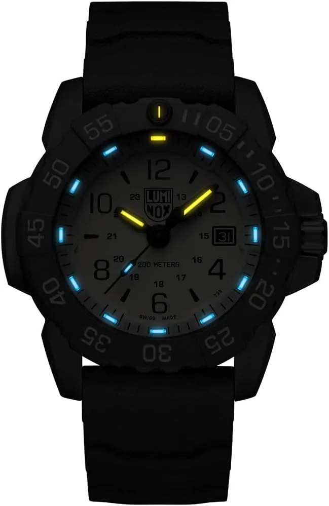 Luminox - Navy Seal - Mens Watch 44mm - Military Dive Watch - Date Function - 200m Water Resistant - Mens Watches - Made in Switzerland