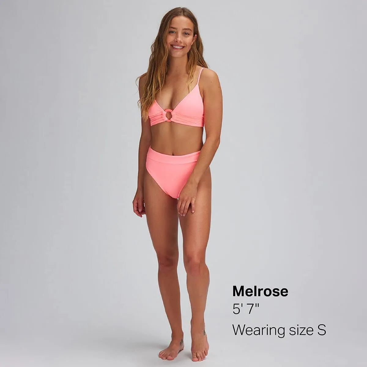 Maaji Women's Standard Long Line Triangle Top with Removable Soft Cups