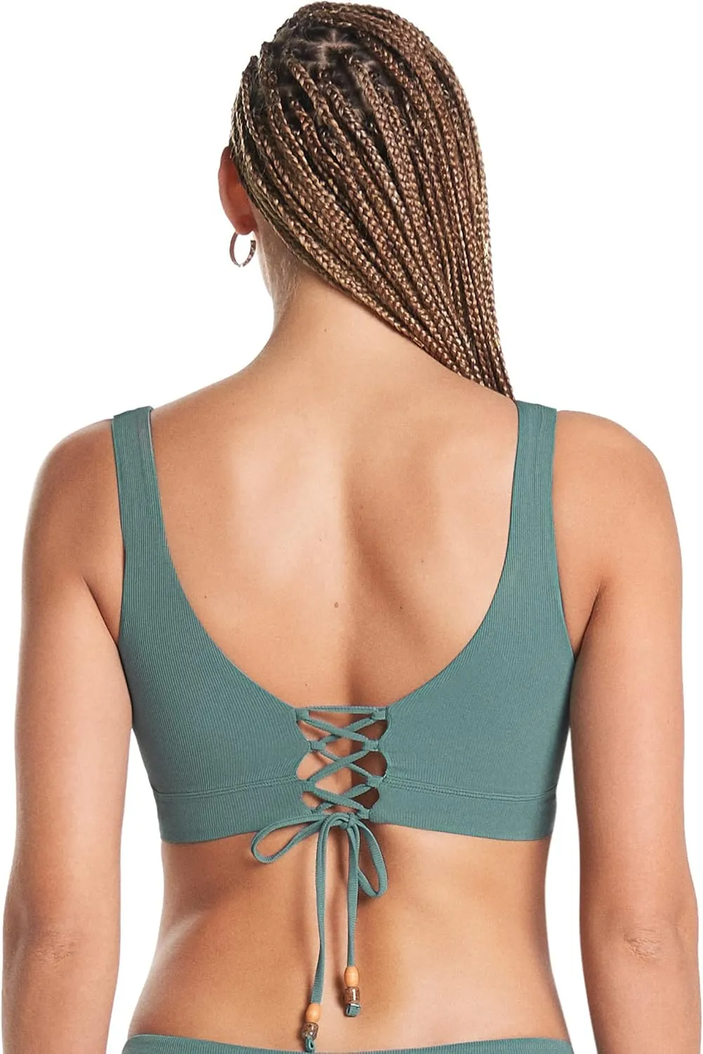 Maaji Women's Standard Long Line Triangle Top with Removable Soft Cups