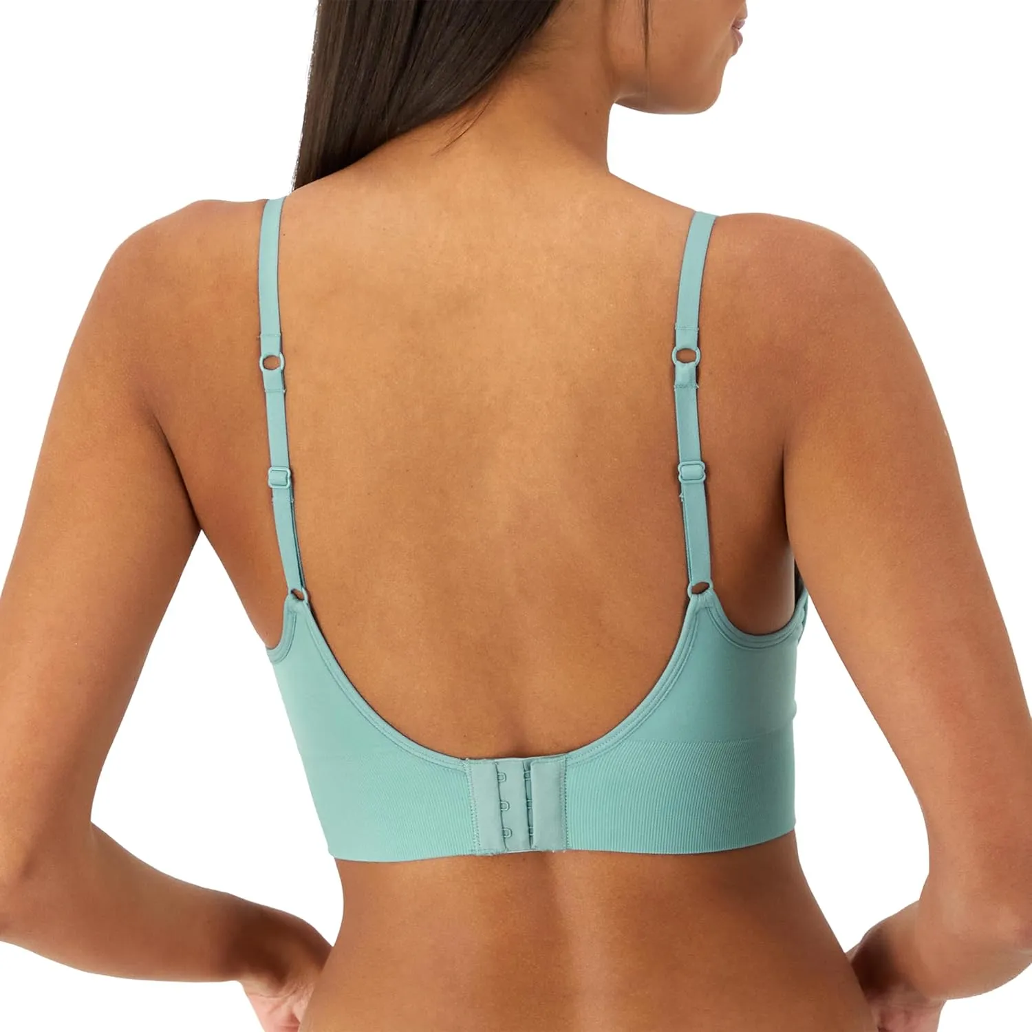 Maidenform Women's M Seamless Lift Bralette, Wireless Long-line Convertible Tank-style Bralette