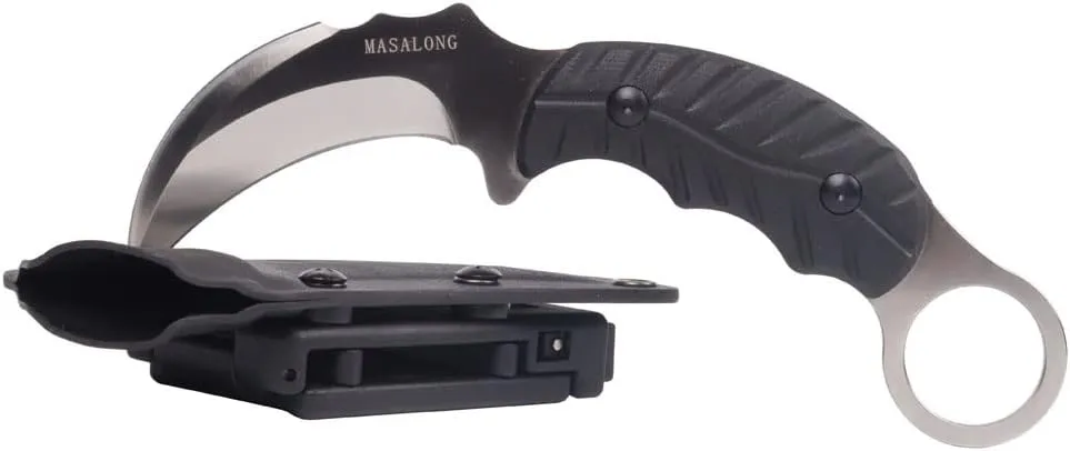 MASALONG Eagle Claw kni233 rust-proof and tough double-edged knife