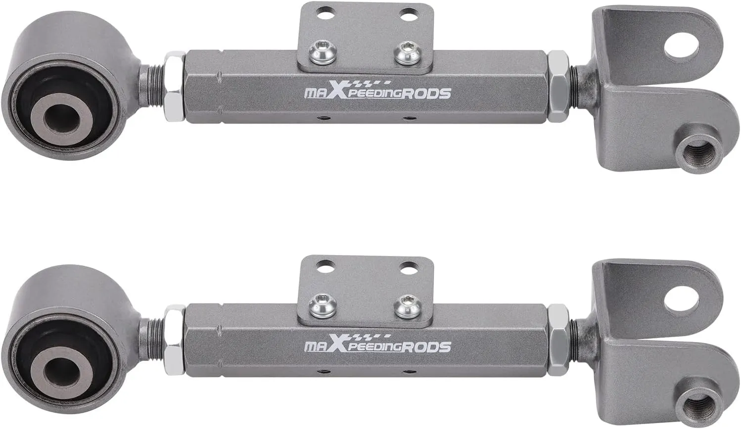 maXpeedingrods -2° to  4° Rear Camber Arm for Honda CR-V FWD/AWD 2007-2016, Adjustable Control Arm Kit, Gray