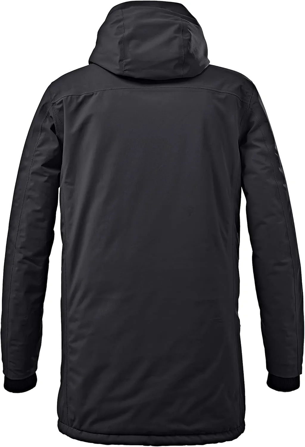 Men Long A-line Coat