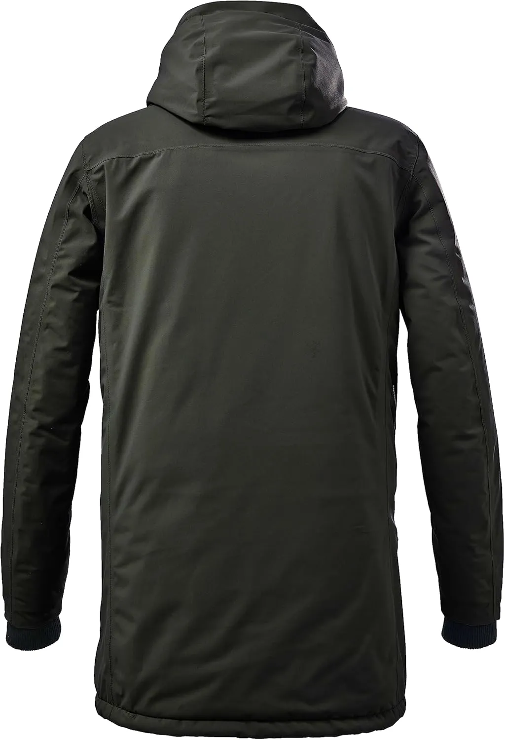 Men Long A-line Coat