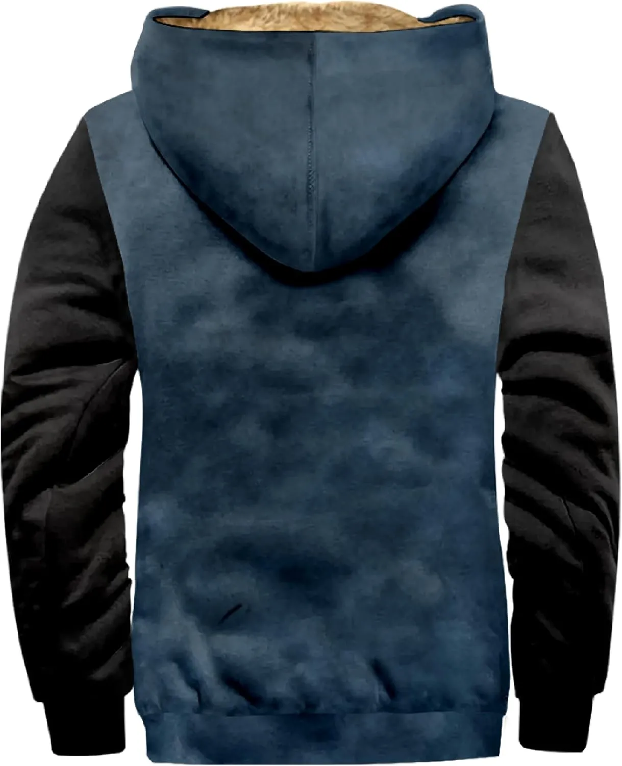 Men's Active Hoodies Jacket 2025 Winter Warm Thick Zip Big and Tall Warm Trucker Pullover with Hooded Coats Outwear