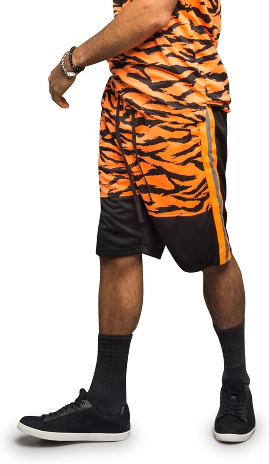 Men's Tracksuit Set Short Sleeve Top and Shorts