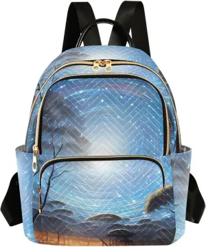 Meteor Firefly Fashion Travel Backpack for Women Multi Pockets Lightweight Purse for Women-M