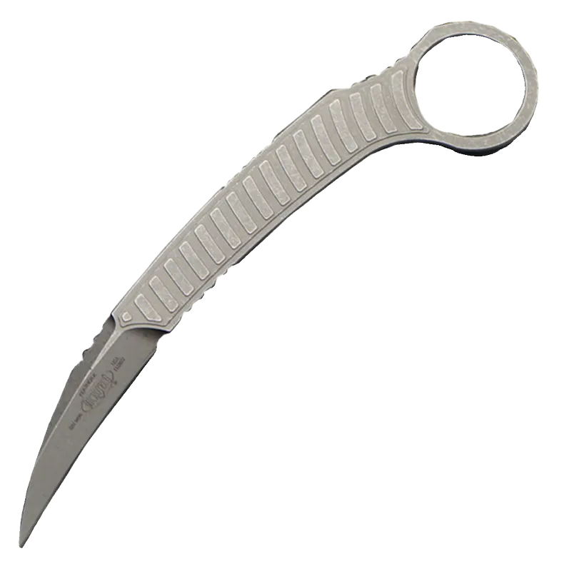 Microtech Bastinelli Feather Karambit S/E Fixed Blade Apocalyptic Standard Signature Series 215-10APS