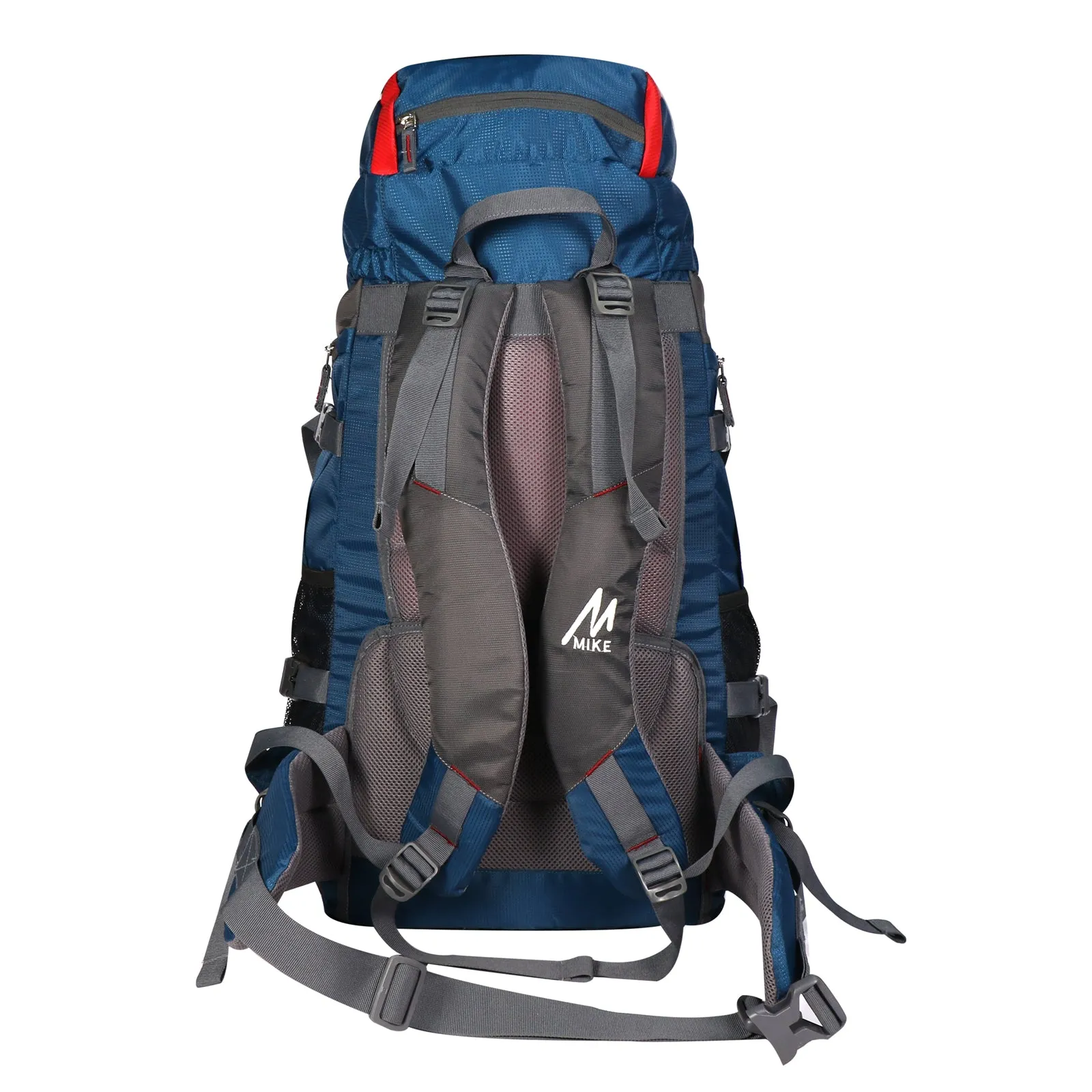 MIKE 43L Hiking Backpack-Red and Blue