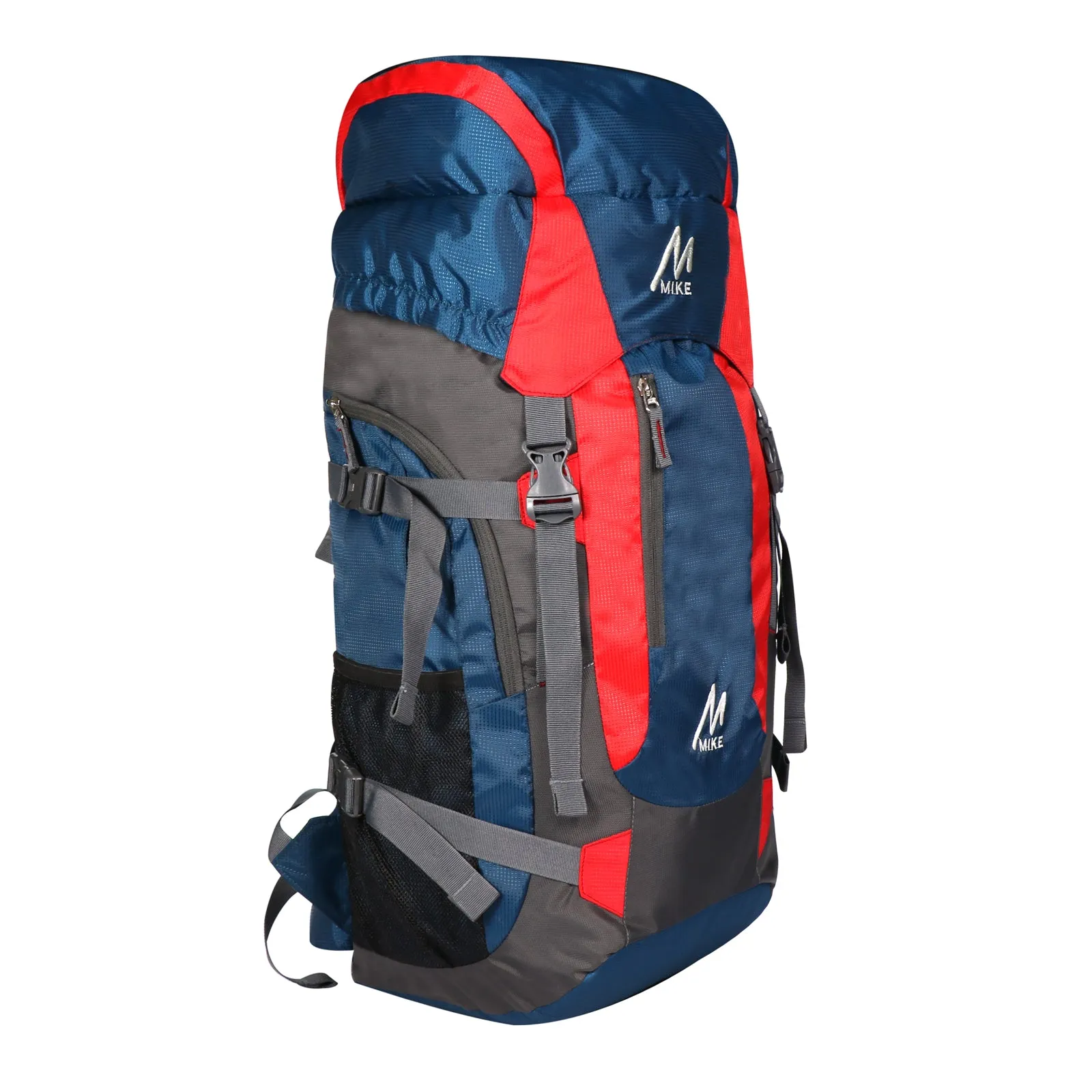 MIKE 43L Hiking Backpack-Red and Blue