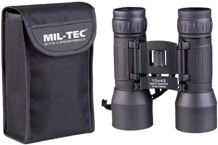 Mil-Tec Foldable Binocular 10x42 Black