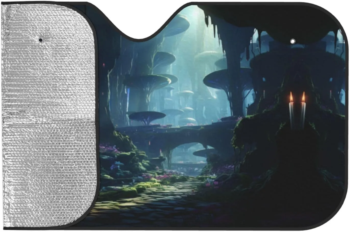 Mirror of Wonder Windshield Sunshade - Car Windshield Sun Shade Sun - Visor with Foldable Design Automotive Exterior Accessories