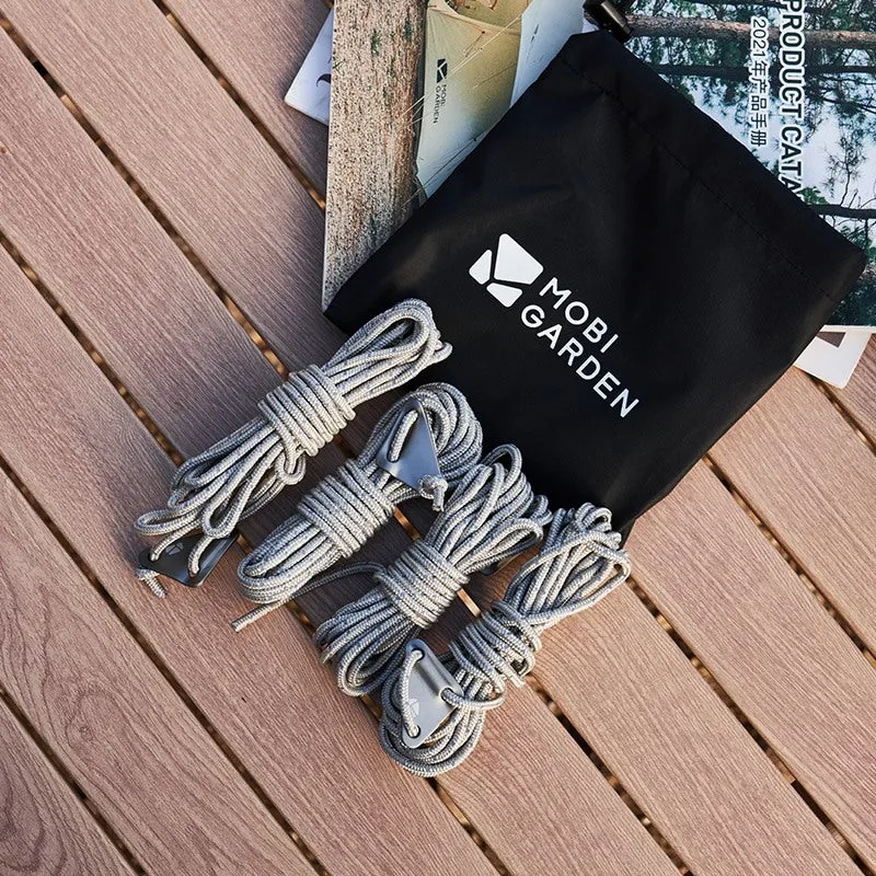 Mobi Garden Guy Rope x4 - Black