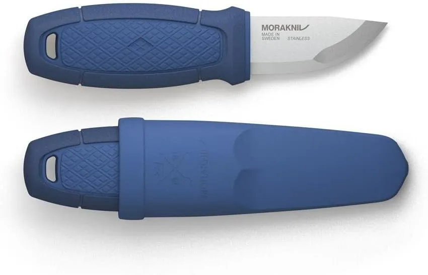 Morakniv Eldris Fixed-Blade Pocket-Sized Knife with Sandvik Stainless Steel Blade and Plastic Sheath 2.2-Inch.