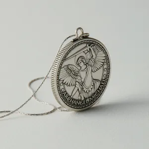 Mother Mary   Archangel Michael Protection Chain Necklace