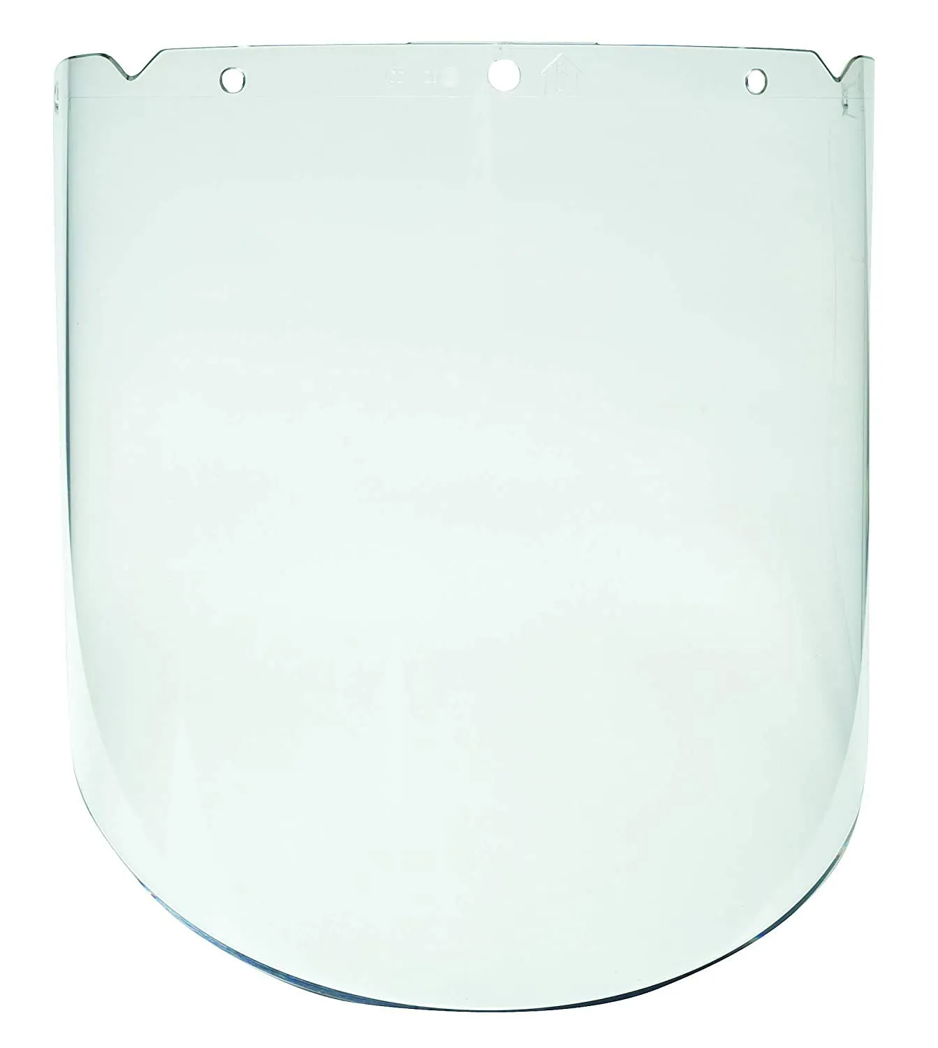 MSA 10115844 V-Gard Visor - Elevated Temperature, Polycarbonate (PC), Clear Tint with Antifog/Antiscratch Coating, Molded, 9.25" x 17" x 0.098", Heavy Duty, Replaceable Eye Protection for Hard Hat