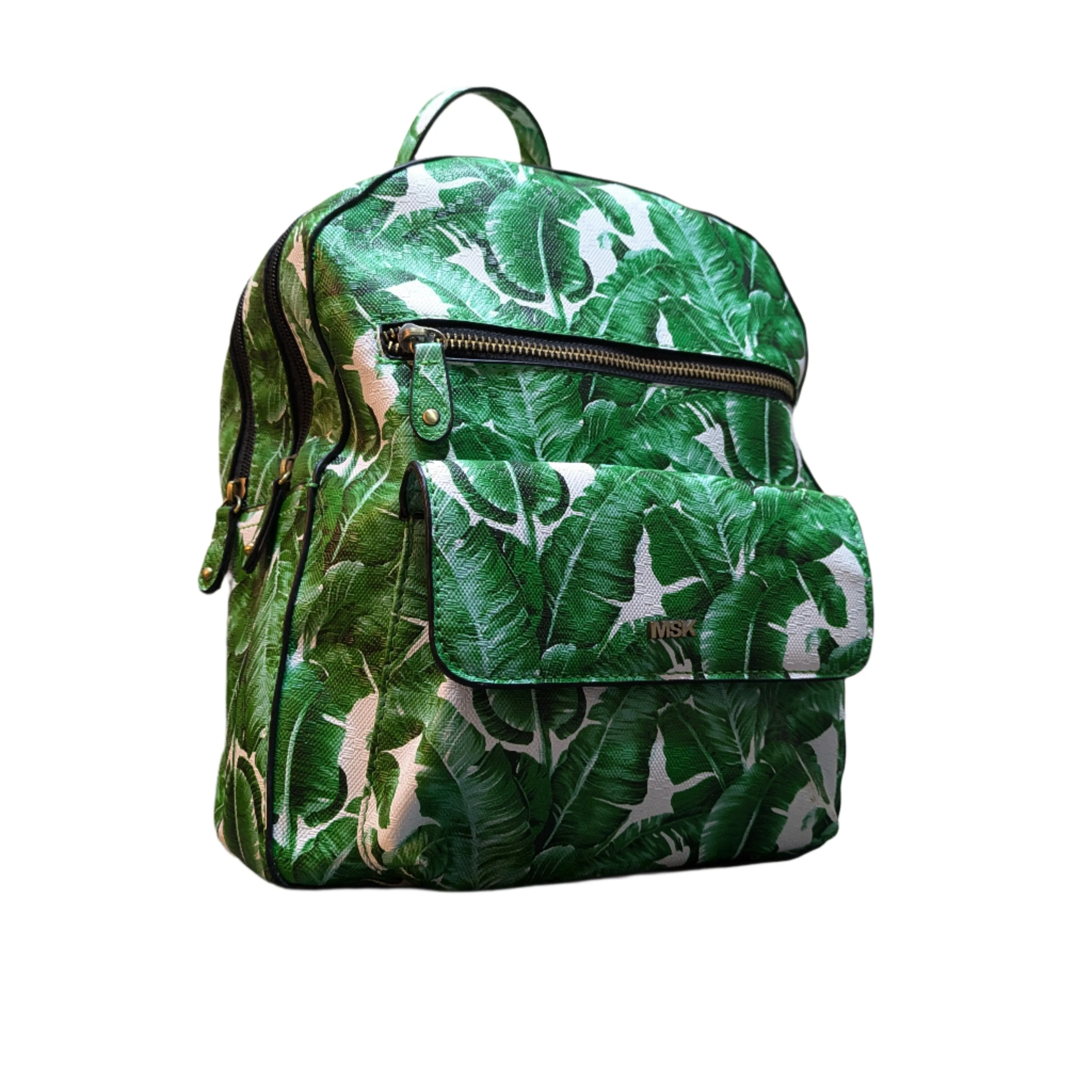 MSK Spain Backpack - Leaf Green and White
