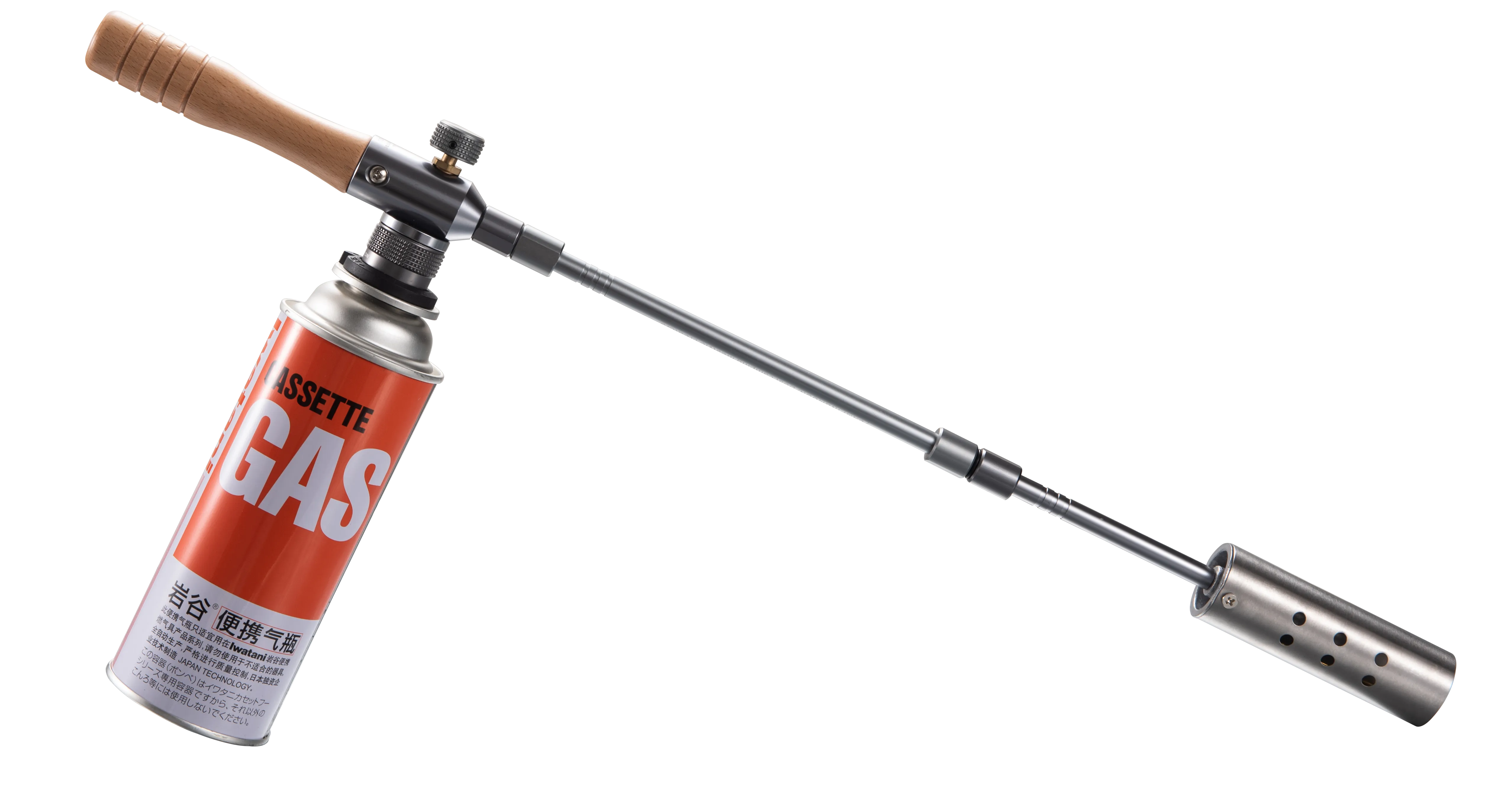 MT-3955/I-1010 Dual Fuel Grill Torch, Adjustable Flame for Charcoal, with Storage Case