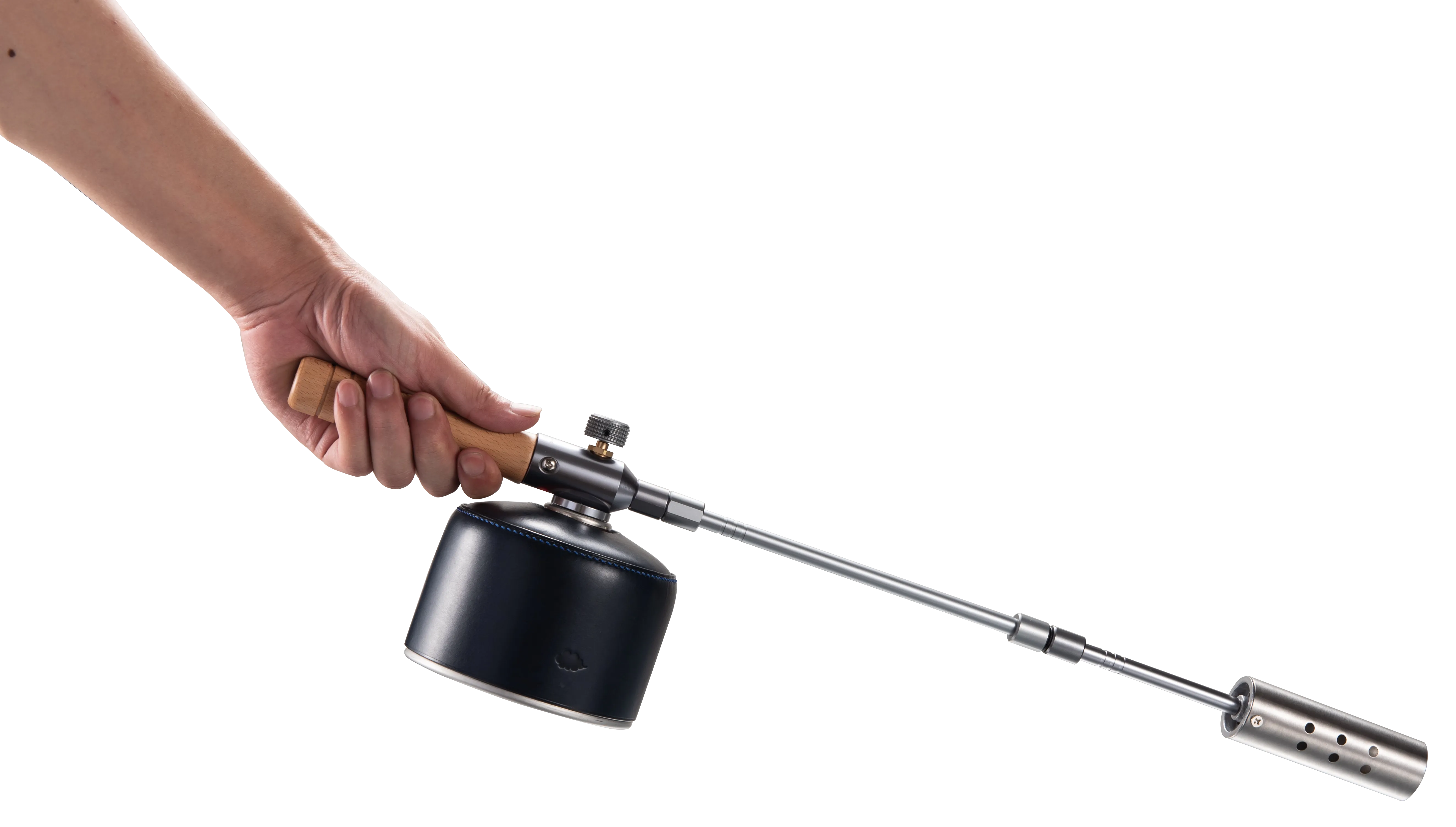 MT-3955/I-1010 Dual Fuel Grill Torch, Adjustable Flame for Charcoal, with Storage Case
