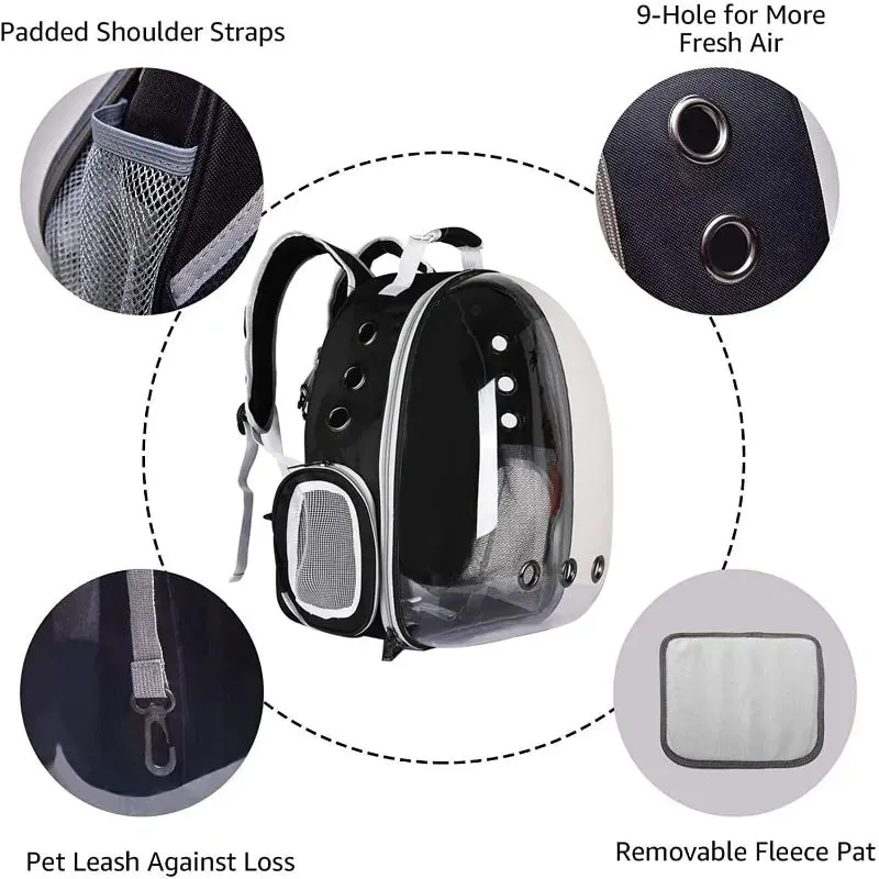 Multifunctional Cat & Dog Backpack Carrier—Safe & Stylish Travel