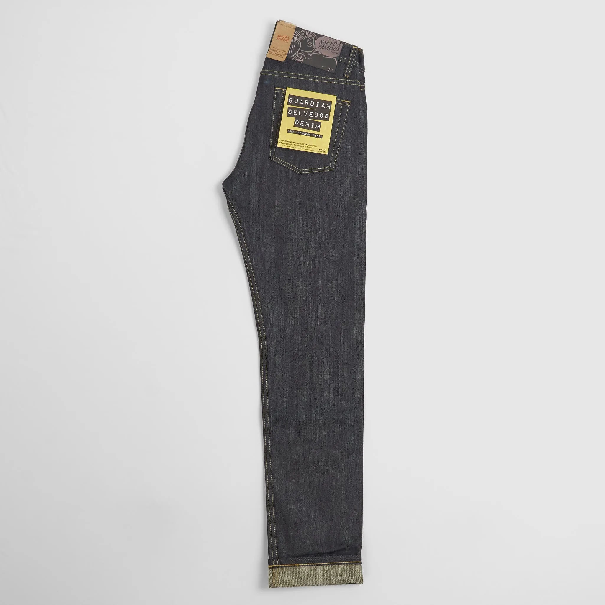 Naked & Famous Guardian Selvage Denim Weird Guy