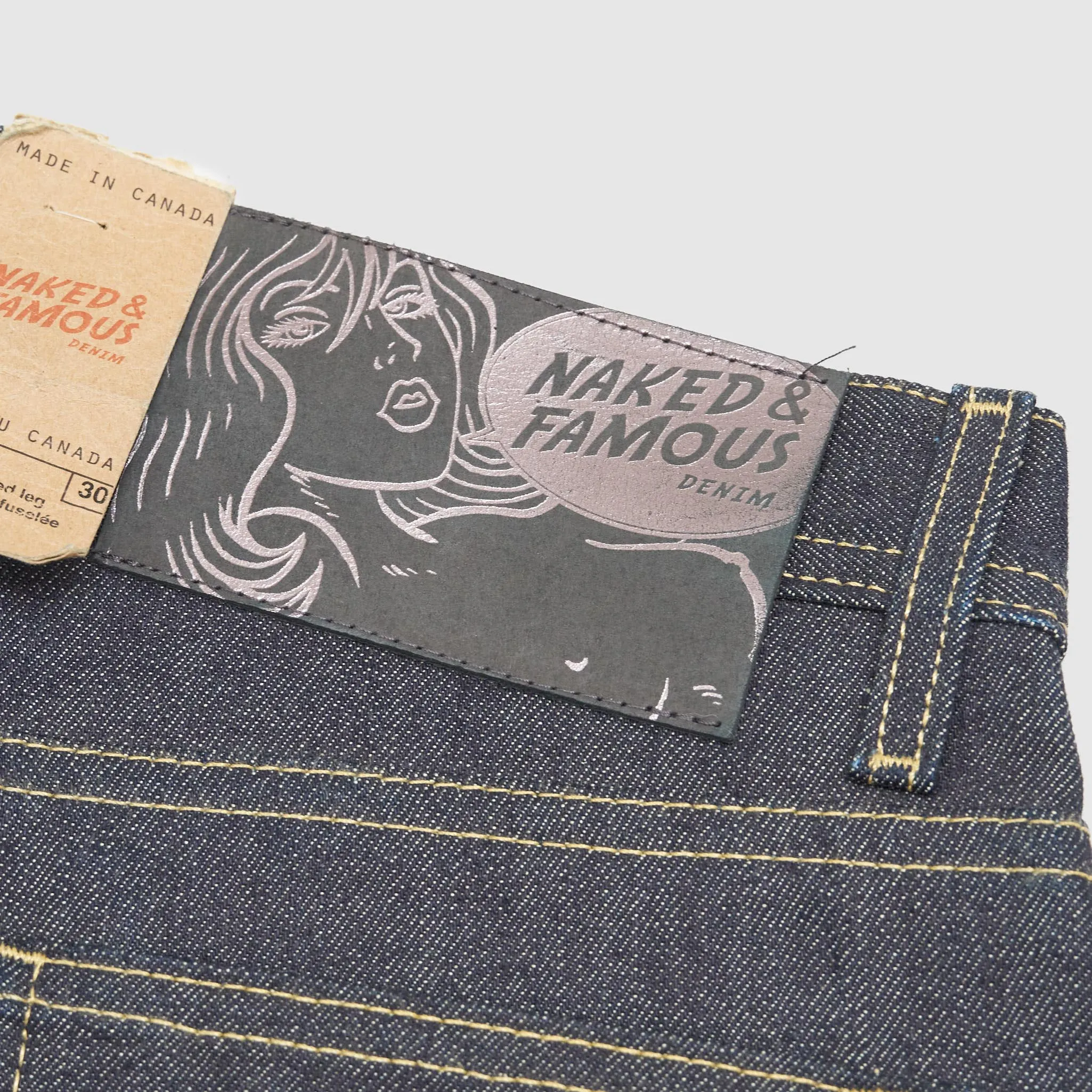 Naked & Famous Guardian Selvage Denim Weird Guy