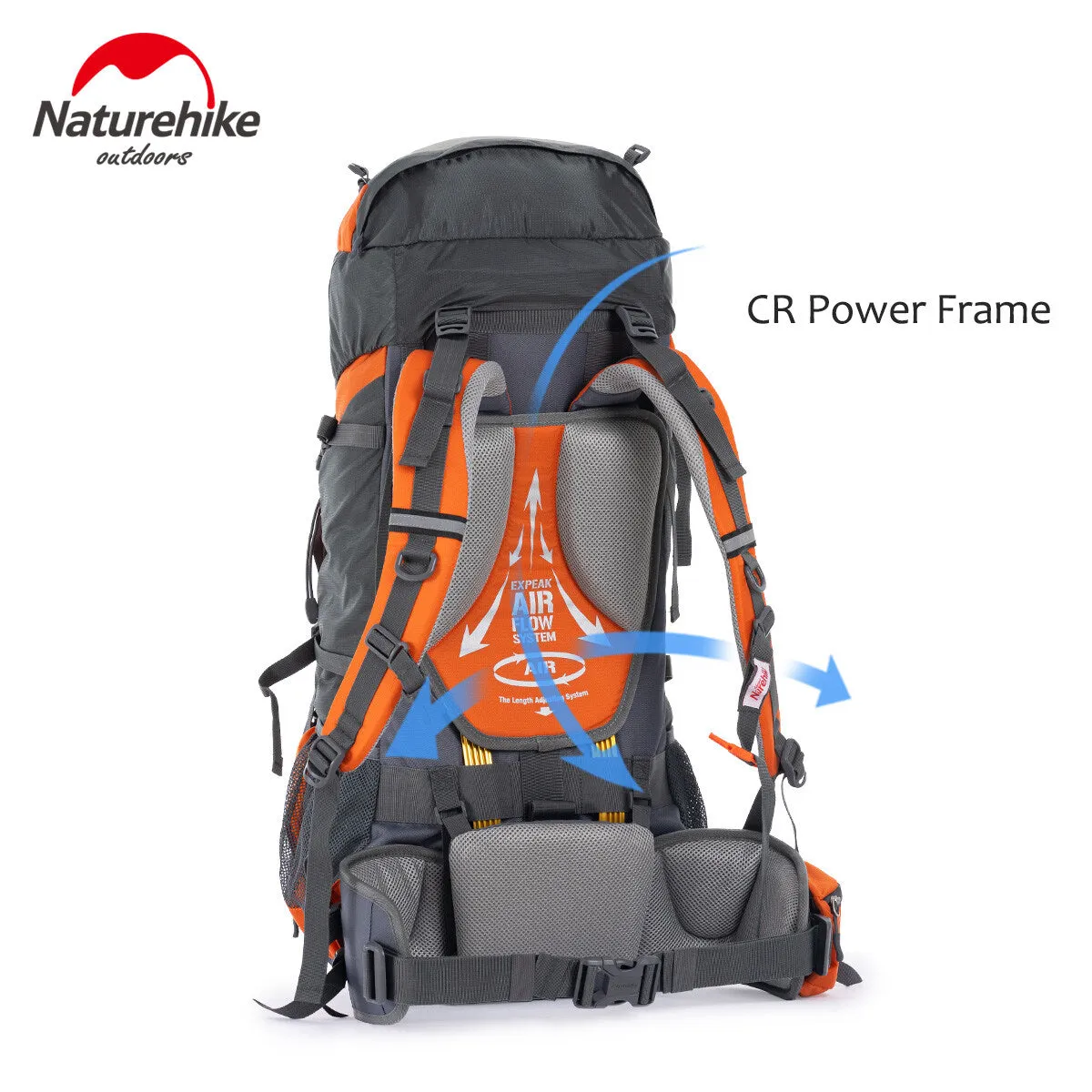 Naturehike Professional Big Capacity 70L   5L Climbing Backpack