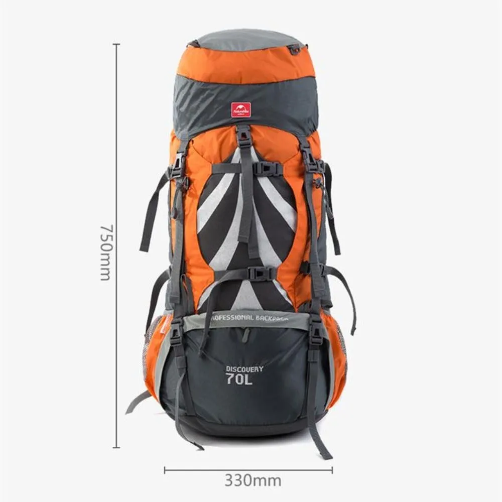 Naturehike Professional Big Capacity 70L   5L Climbing Backpack