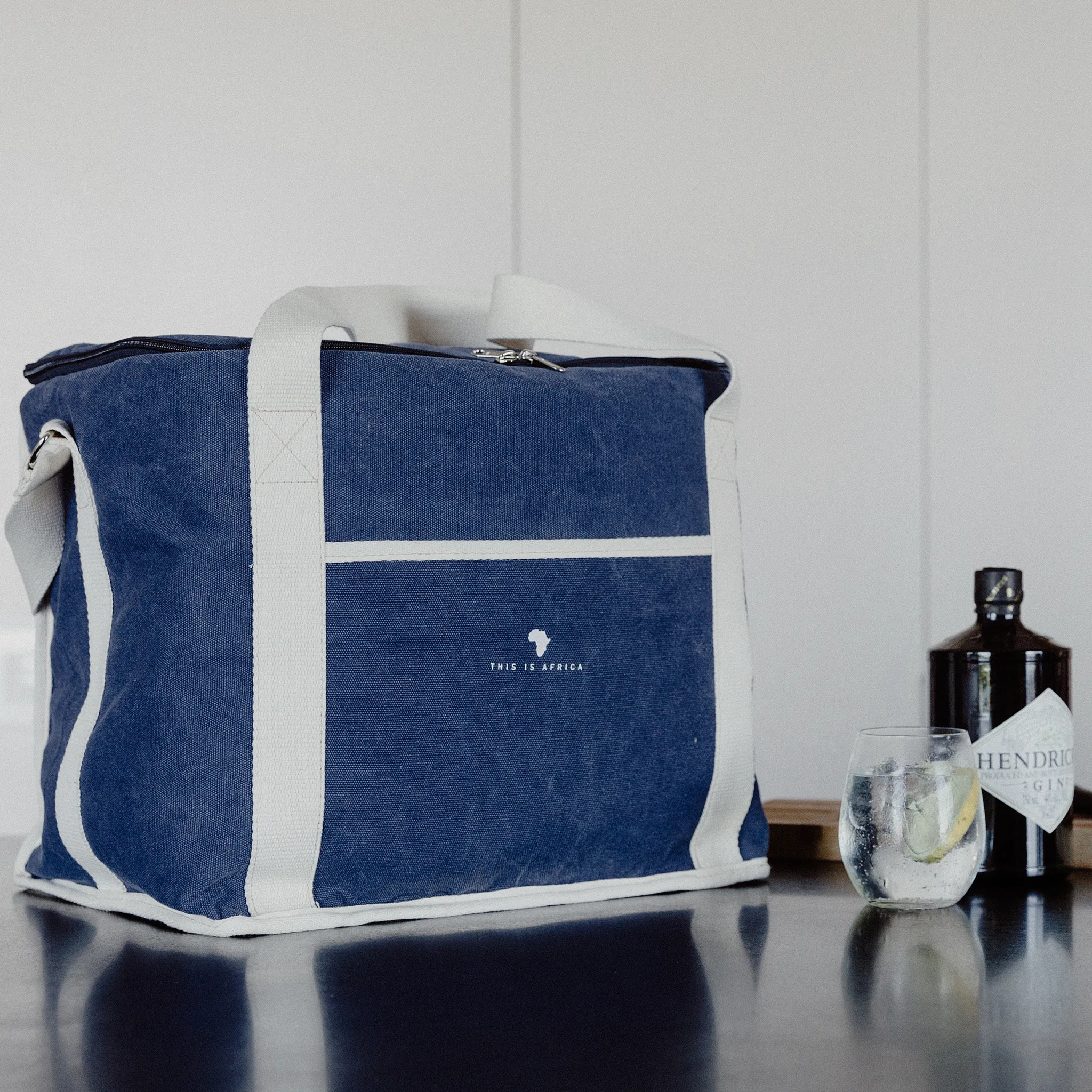 Navy Cooler Bag