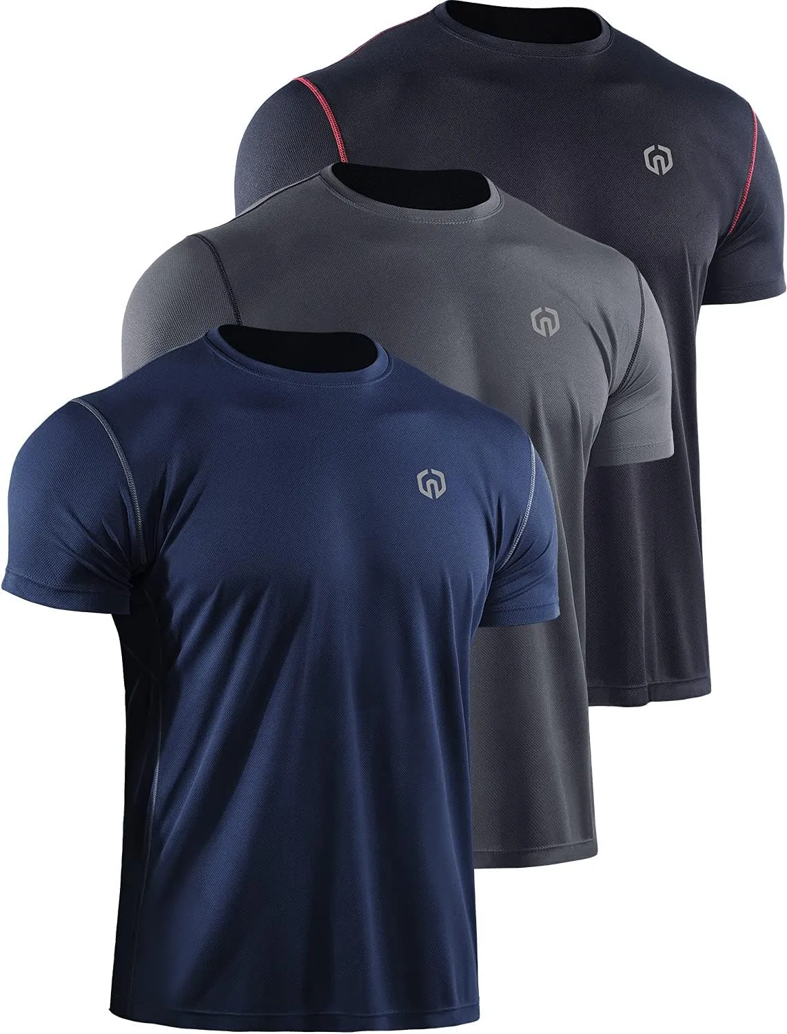 NELEUS Men's Dry Fit Athletic Running Shirt