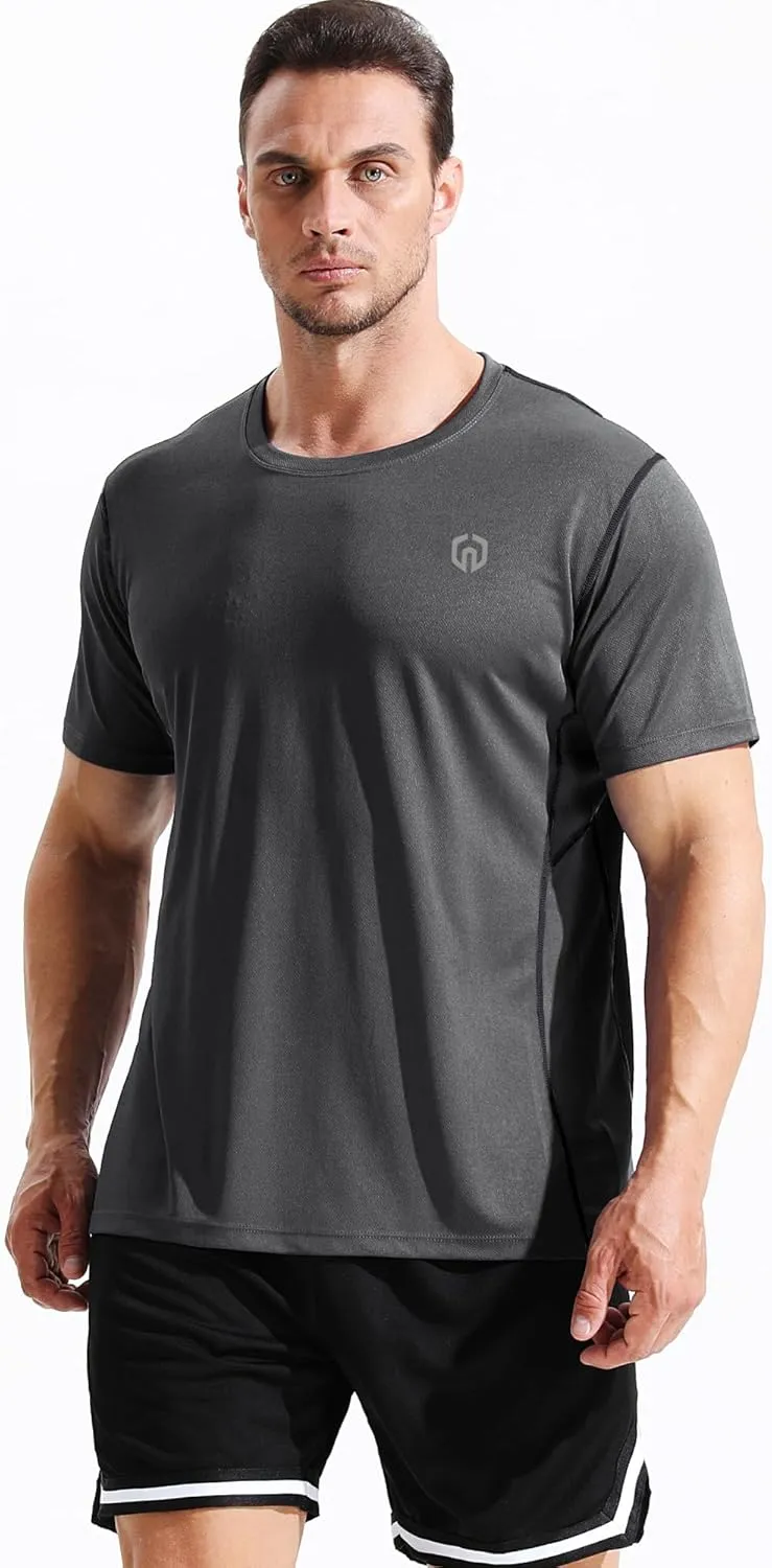 NELEUS Men's Dry Fit Athletic Running Shirt