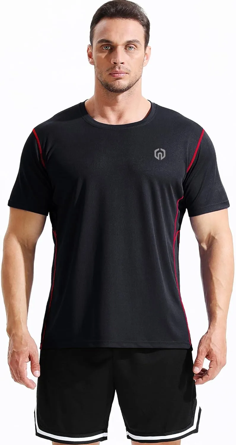 NELEUS Men's Dry Fit Athletic Running Shirt
