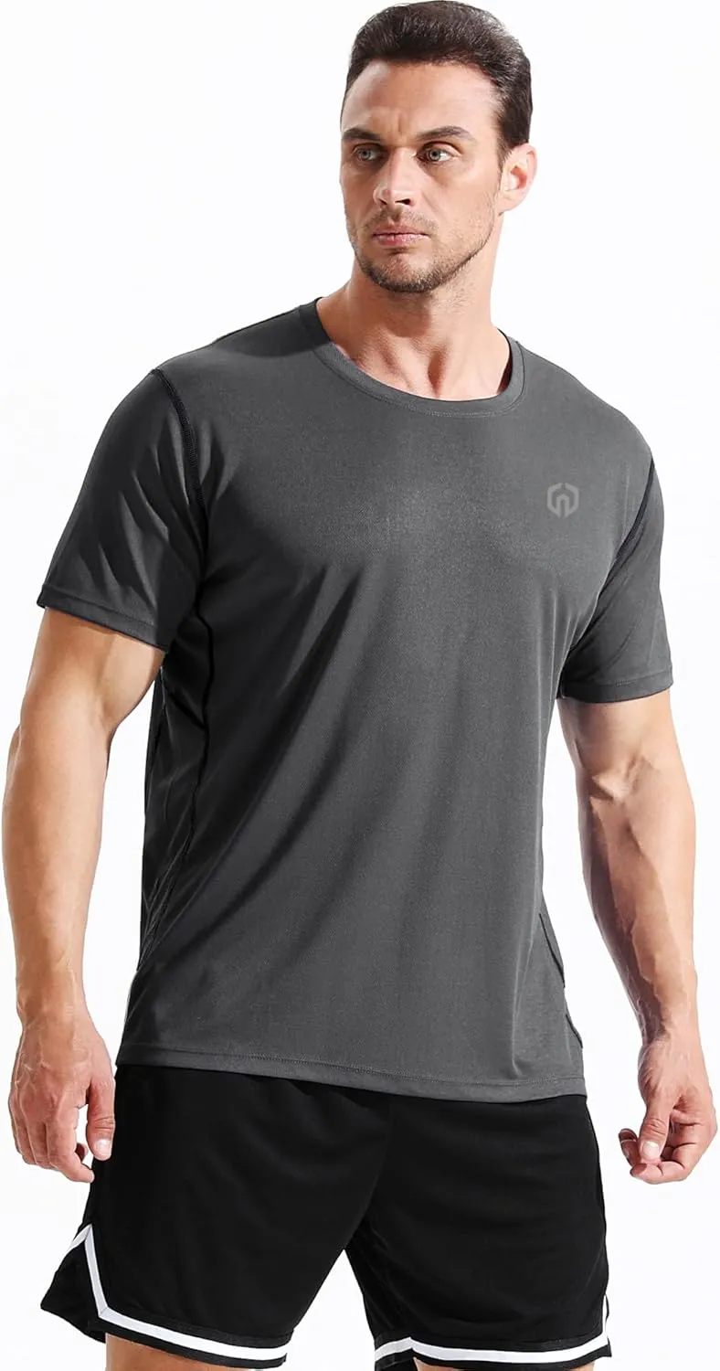 NELEUS Men's Dry Fit Athletic Running Shirt
