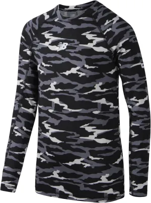 New Balance Boys Base Layer Top - Insulated Compression Long Sleeve Shirt - Active Base Layer Under Shirts for Boys (8-20)
