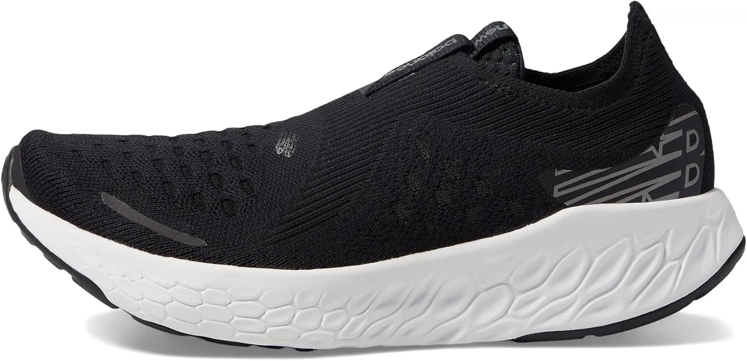 New Balance Women's Fresh Foam X 1080 Unlaced V1 Running Shoe, White/Black/Vibrant Green/Bubblegum
