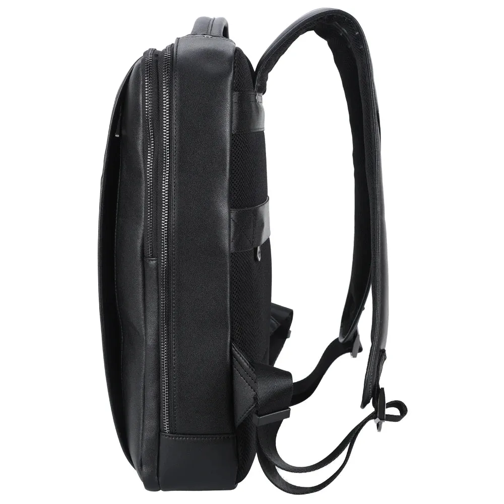 New Design Fashion Business Style Cowhide Computer Backpack Leather Stylish Laptop Bag High Quantity Leather Back Pack