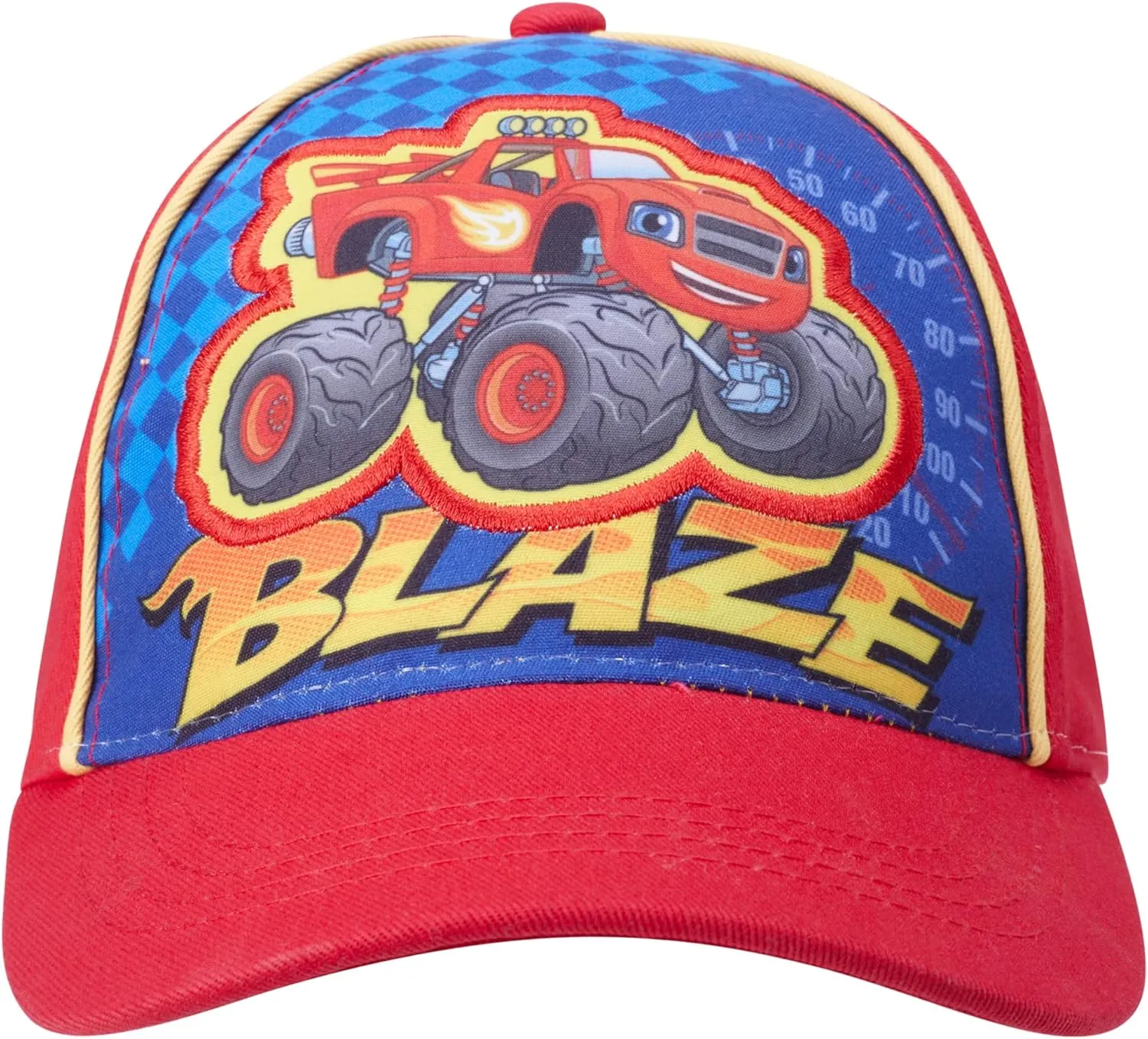Nickelodeon Boys' Blaze and The Monster Machines Hat -Adjustable Cotton Baseball Cap (Toddler) With Sunglasses