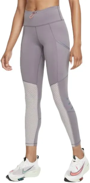 Nike Women's DRI-FIT ADV Run Division Epic Luxe, Grey, XL