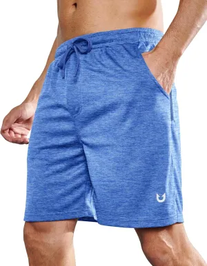 NORTHYARD Men's Athletic Workout Shorts 7'' Gym Running Short Quick Dry Lightweight Tennis Basketball with Zipper Pockets