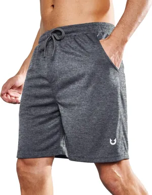 NORTHYARD Men's Athletic Workout Shorts 7'' Running Gym Short Tennis Basketball Quick Dry Lightweight with Zipper Pockets