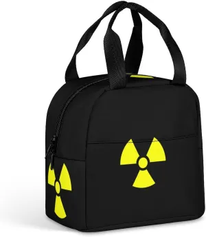 Nuclear Radiation Insulated Meal Tote Bag Portable Lunch Box Container Food Handbags for Men Women
