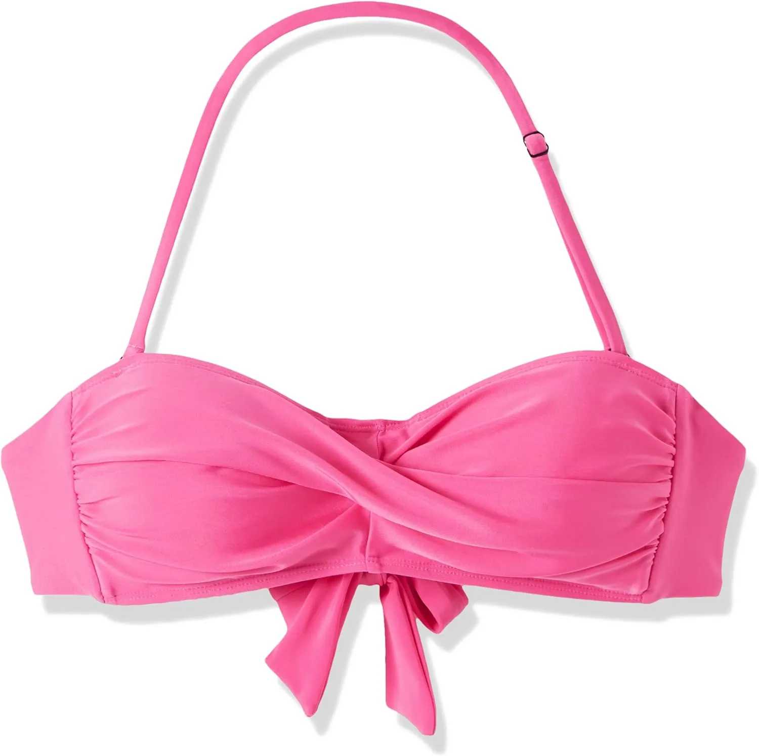 Ocean Blues Women's Strapless Swimsuits for Women Bandeau Bikini Top Tie Back Halter Bathing Suit Top