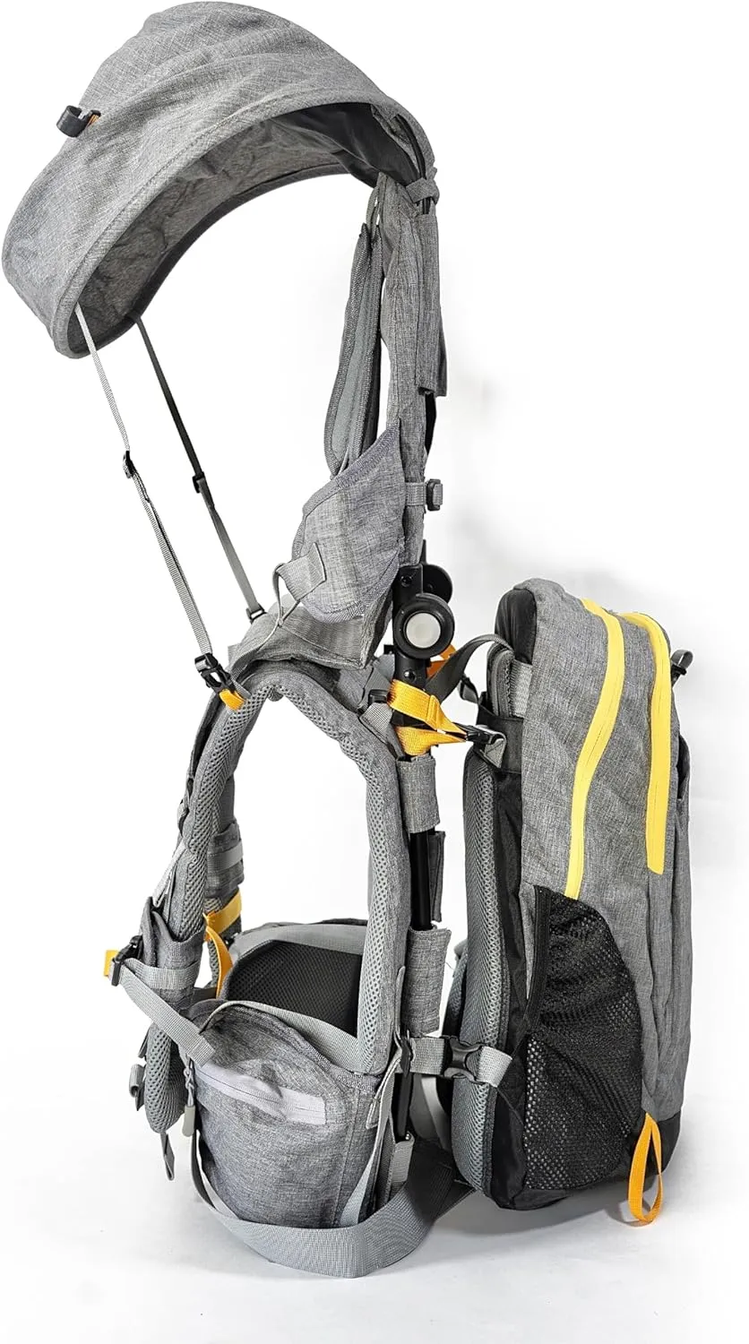OE Shoulder Hiking Carrier for Child and Toddler with Sunshade and Detachable Backpack by Our Expedition