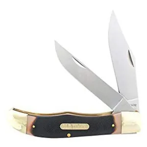 Old Timer 25OT Hunter 9.3in S.S. Traditional Folding Knife with 4in Clip Point Blade and Sawcut Handle