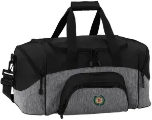 Omega Psi Phi Colorblock Duffel Bag Heather Grey/Black