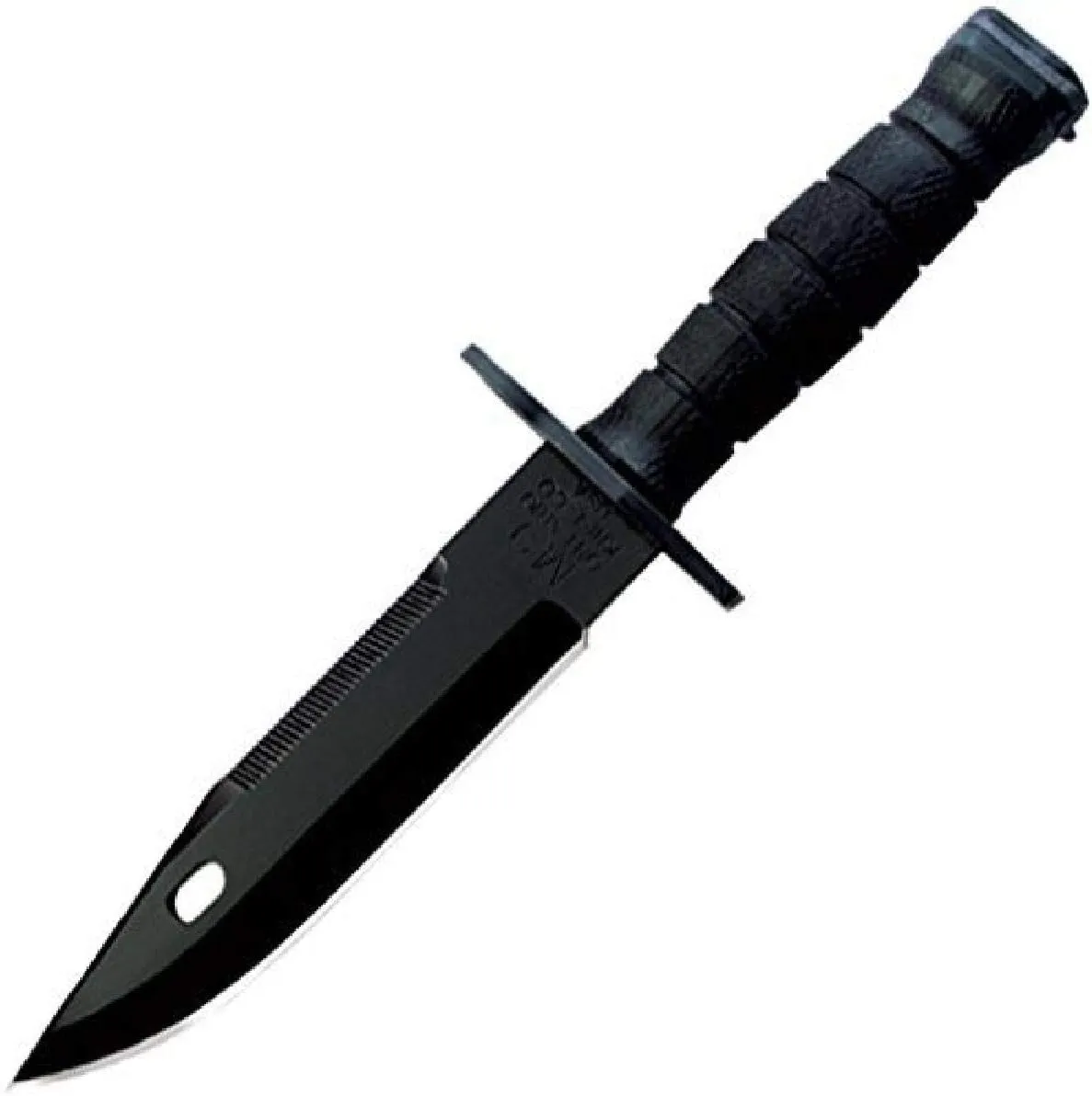 Ontario Knife Company, M9 Bayonet and Scabbard, Black , Overall Length: 12.25"