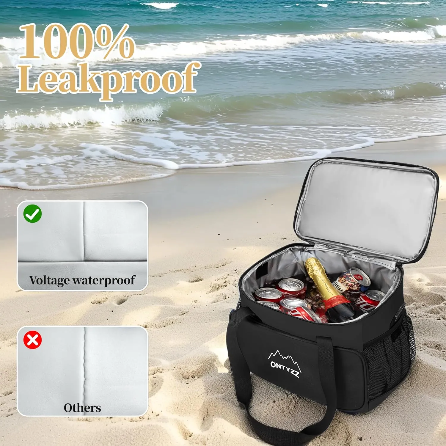 ONTYZZ Cooler Bag Suit 16L 5L Soft Cooler Bag Large Lunch Cooler for Picnic, Beach, Work, Road Trip